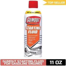 Gumout 5072866 Starting Fluid Spray 11 oz - Gas/Lawn Mower Corrosion & Lubricati