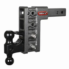 Gen-Y GH-324 Mega Duty 7.5" Drop 2" Receiver 10K Hitch w/ Ball Mount & Pintle