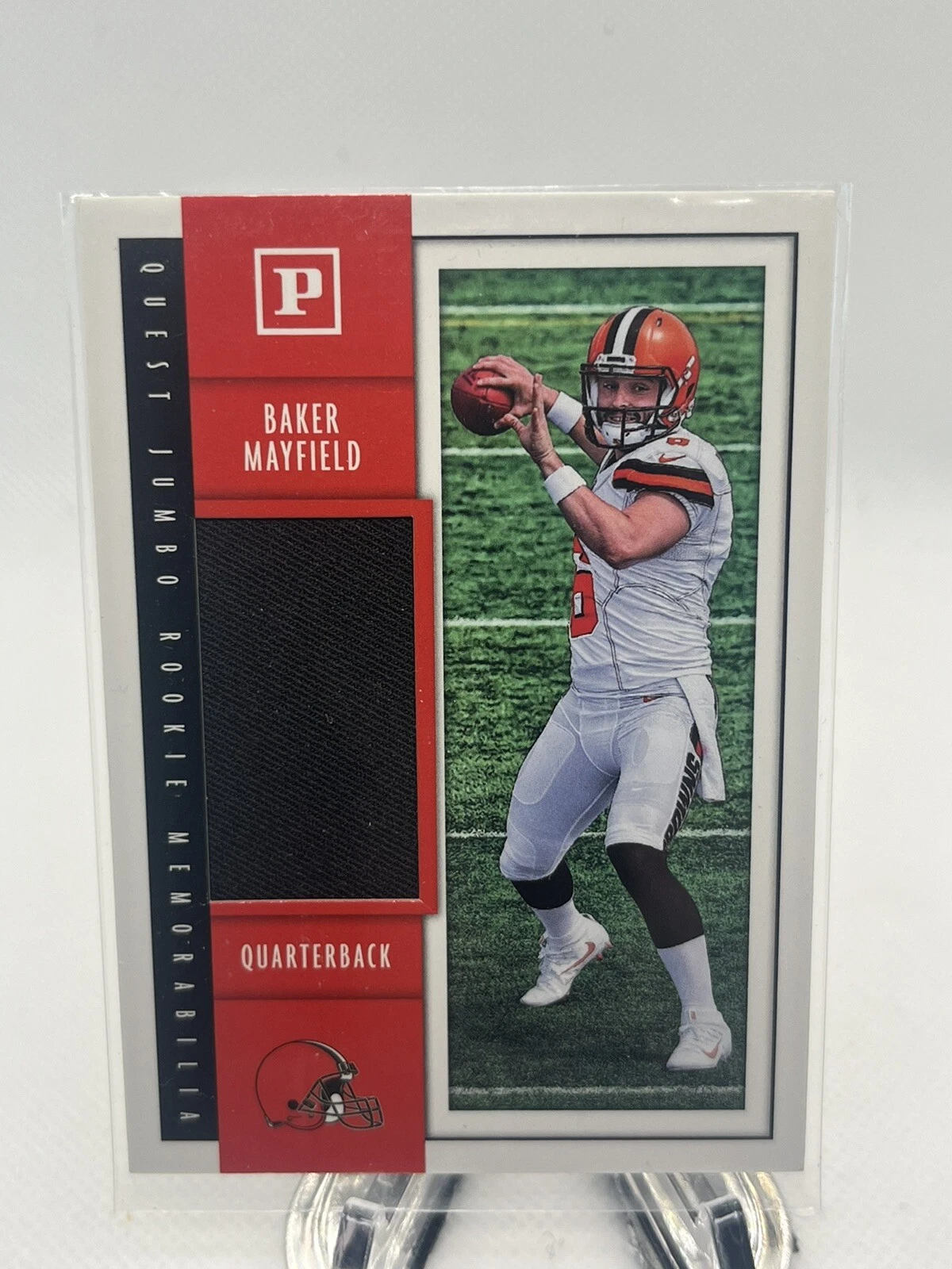 Baker Mayfield Panini Quest Jumbo Rookie Memorabilia #QJBM Base