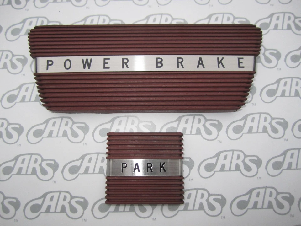 Pastillas de freno y estacionamiento Buick LeSabre Wildcat Riviera Electra 1961-1964 - rojo Foto 3 de 4