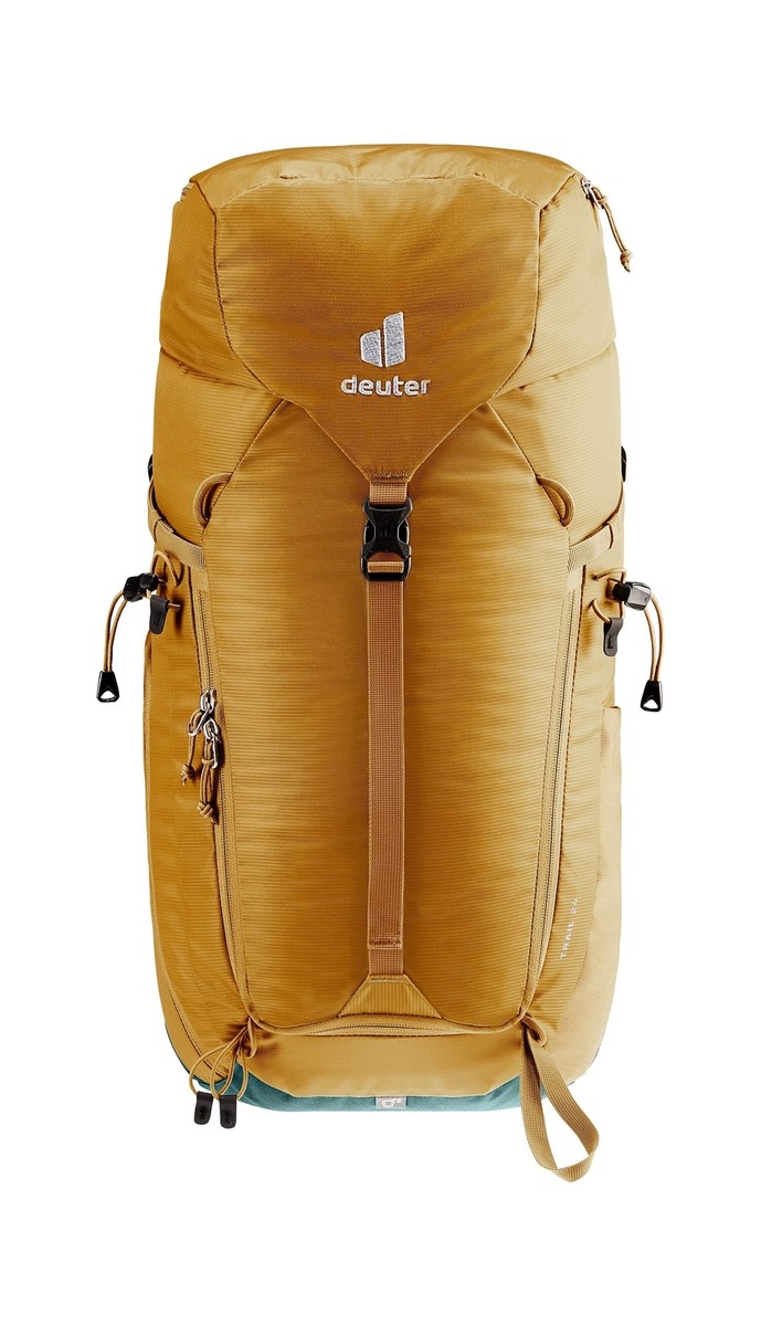 deuter act trail 24l backpack Hiking it offers reduced contact surface and large ventilation channels for optimal airflow and even weight distribution Deuter Trail 24, Almond-Deepsea, 24L