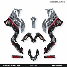 Fit:YAMAHA TENERE 700 2019-2024 Graphic Decal Sticker kit For R-tech -TNR700RVA1
