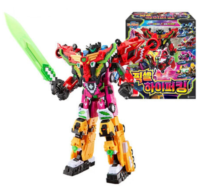 Miniforce Pixelpower PIXEL HYPER KING 4-Combine Robot Volt Semi