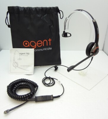 AGENT 750-01 Headset für Avaya Mitel Polycom Digium Toshiba Hybrex nec Aspire Ge