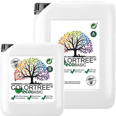 Epoxidharz Epoxy Resin ECO-Basic mit Härter 15,0kg (10,0kg A +5,0kg B)