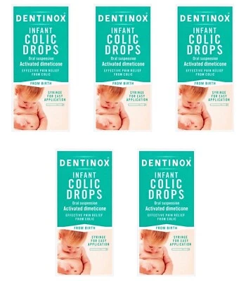 5 x DENTINOX Colic Drops (100ml) **Pharmacy Stock**