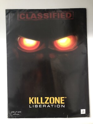 RARE Killzone: Liberation promo pack w/marketing materials & sealed keychain