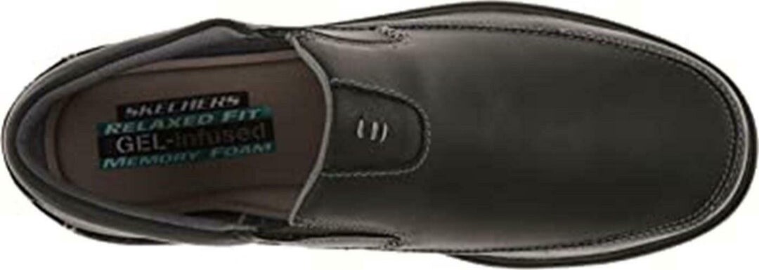 Skechers Men\'s Segment The Search Memory Foam Leather Shoes Black Size 12 XW Skechers Men main image 2