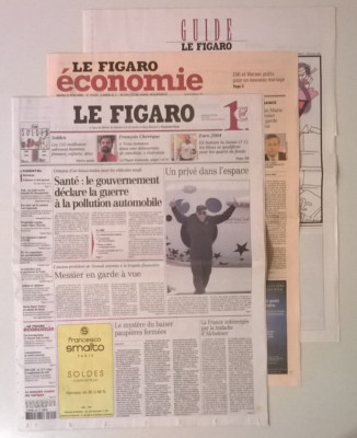 LE FIGARO N°18 623 of 22/06/2004 - Messier in custody/Euro 2004 France qualification