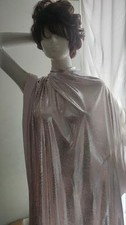 1 Yard of pale pink silver snake skin Lycra Fabric. 64-65''w 2 Ways Stretch