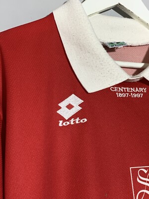 ブリストルシティ　96-97 ユニフォーム Bristol City Lotto Vintage 1996/97 Football Shirt Soccer