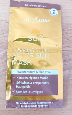 M. Asam After Sun Coco Moisture after Sun Mask mit Hyaluronsäure 2 x 10ml Neu