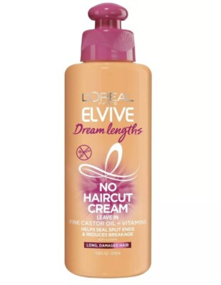 L'Oreal Paris Elvive No Haircut Cream Leave in Conditioner 6.8 fl oz