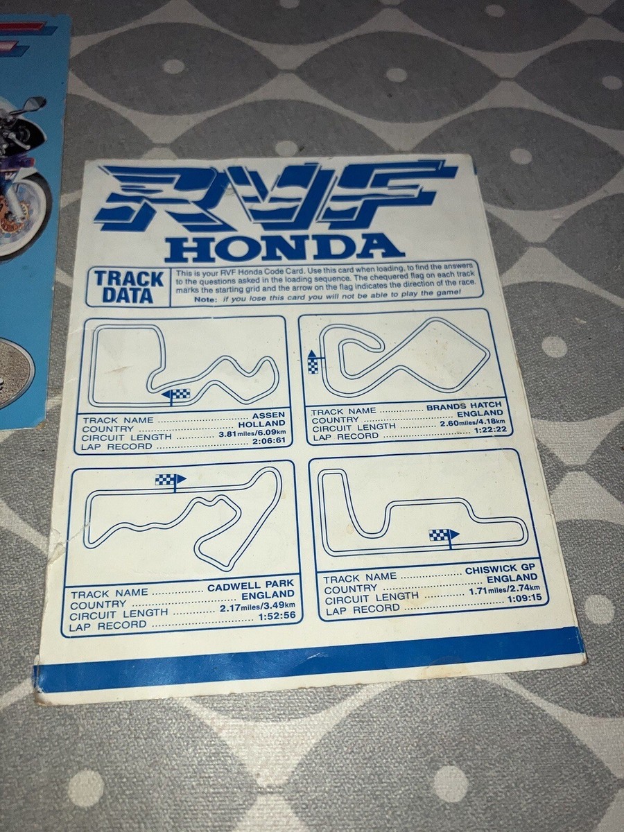 RVF Honda - Commodore Amiga Game | eBay UK