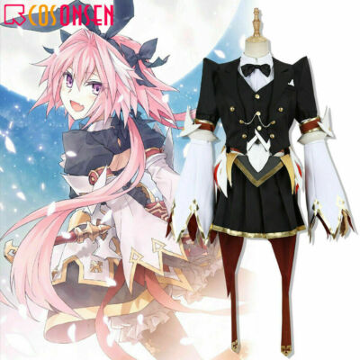 Fate/Grand Order FGO Astolfo Saber Cosplay Costume Adult Dress Full Suit &0