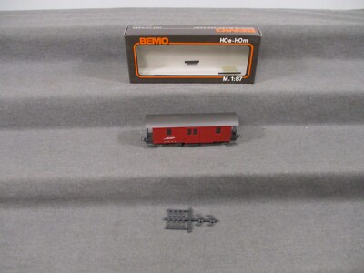 Bemo Spur H0m 3265 128 Güterwagen Packwagen der RhB  D2 4038 in OVP BE228