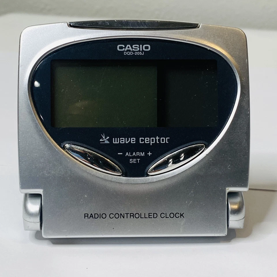 Casio DQD-205J Radio-controlled alarm clock Wave Ceptor READ Description - Image 3 of 4