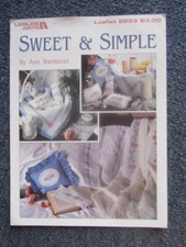 CROSS STITCH SWEET AND SIMPLE   NO. 2253  GREAT  **MUST SEE **