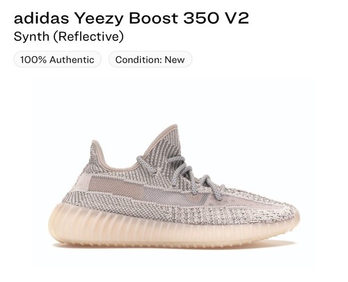 Adidas Yeezy Boost 350 V2 Synth Reflective FV5666 Multiple Sizes | eBay