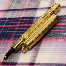 Antique WAHL PEN FOUNTAIN 14k Tip SIZE 0 MADE IN USA Grecian Greek Key