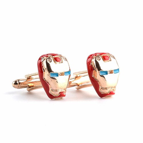 Mens Super Hero Movie Fun Party Shirt Cufflinks Stainless Fashion Novelty Gift - Picture 45 of 110