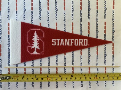 ACC Stanford University Cardinals Premium Soft Felt 4x9 Mini Pennant & 10'' Stick