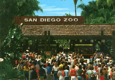 Entrance to World-famous San Diego Zoo, San Diego, California