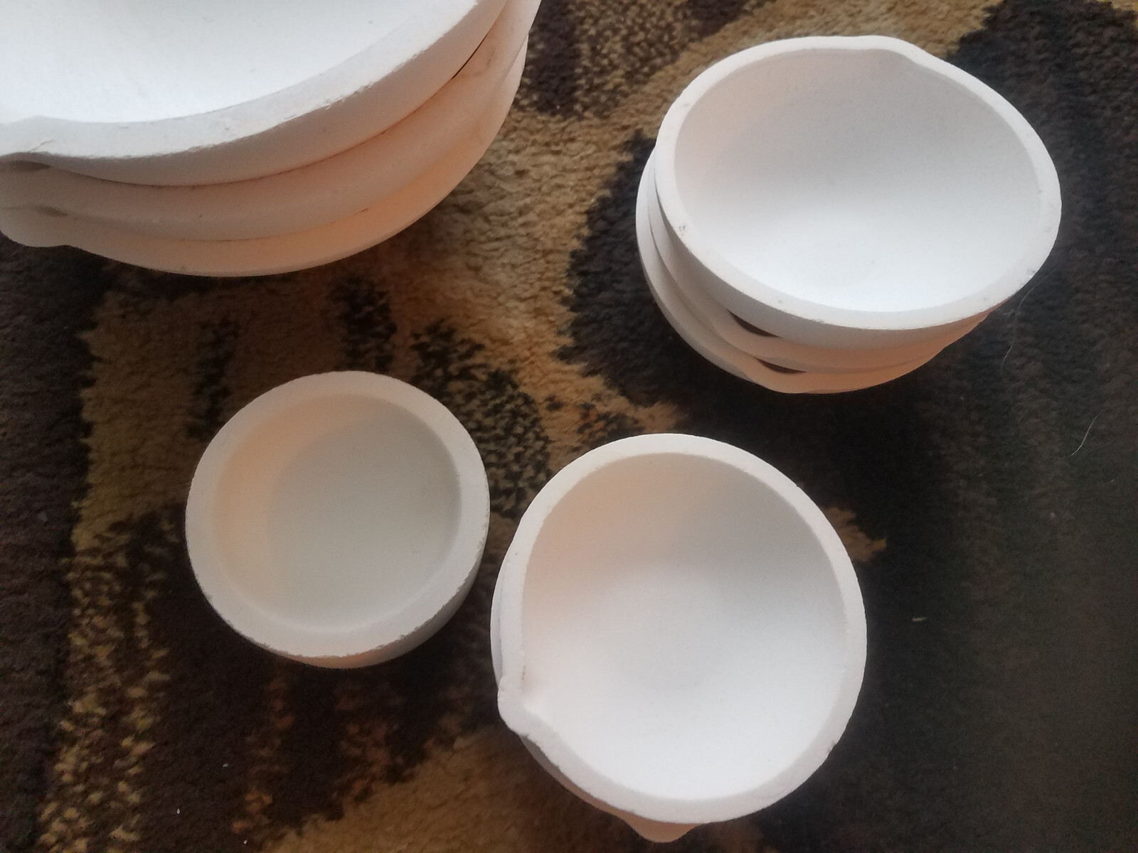 Set of 16 Unused Casting Crucibles for Metalwork, Casting, Gold, Silver