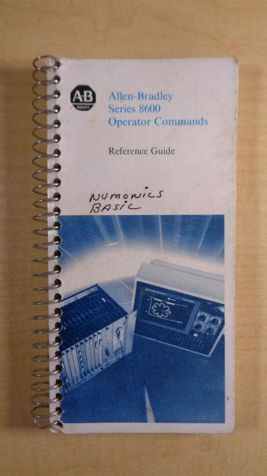 Allen Bradley Series 8600 Operator Commands Pocket Reference Guide 8E B2
