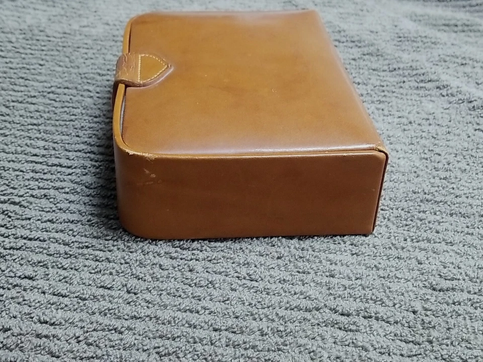 Sheldon California Saddle Leather,  Brown Travel Case Dresser Valet King Of Cool - Image 4 of 4