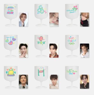 SUPER JUNIOR 18th ANNIVERSARY OFFICIAL MD DIY PLASTIC WINE CUP