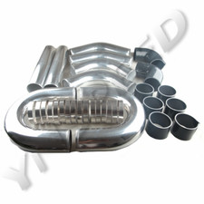 Universal 4 Inch Aluminum Turbo Intercooler Piping Kit Pipesclamps Us Ship Universal 4 Inch Aluminum Turbo Intercooler Piping Kit Pipesclamps Us Ship