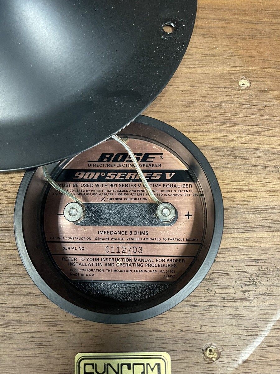 VINTAGE PAIR BOSE 901 SERIES V SPEAKERS W/ STANDS NO EQ | eBay