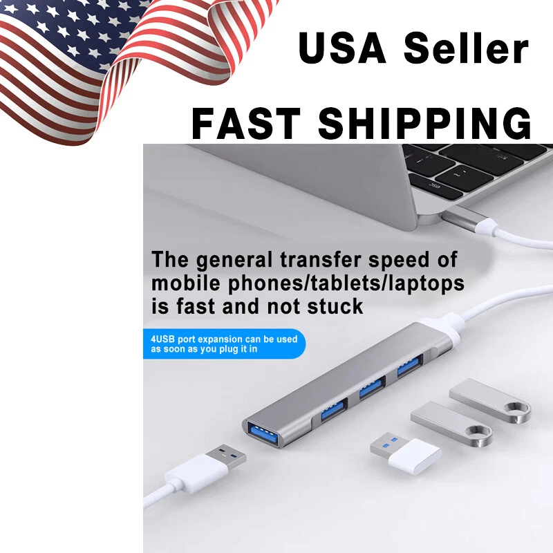 USB C Hub Docking Station USB Hub 4 in 1 with 4 USB 3.0 Ports