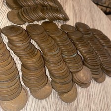 Job Lot 272 x George VI Half 1/2 Penny Circulated Coins 1524 Grams Bundle