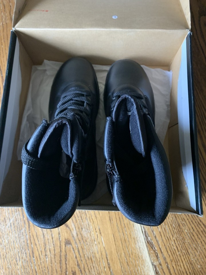 Mens Size 10 Rg Response Gear Tactical Boots Black Deputy Side Zip Ebay 