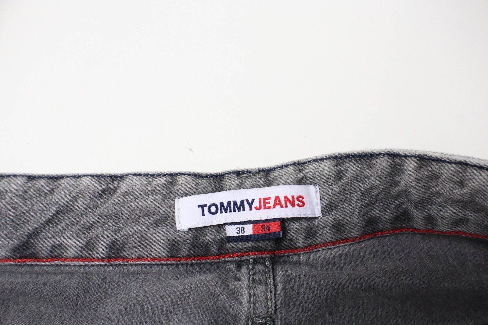 TOMMY HILFIGER Ryan Regular Straight Grey Rigid Jeans Men's W38/~L29 Zip Fly thumbnail 5