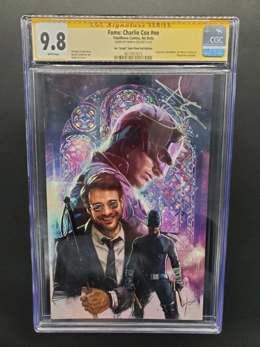 Fame Rudy Ao Spot Foil Variant To 200 Signed MCU DAREDEVIL Charlie Cox CGC 9.8