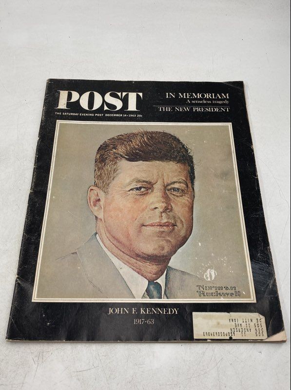 December 14 1963 Issue Of The Saturday Evening Post In Memoriam Magazine