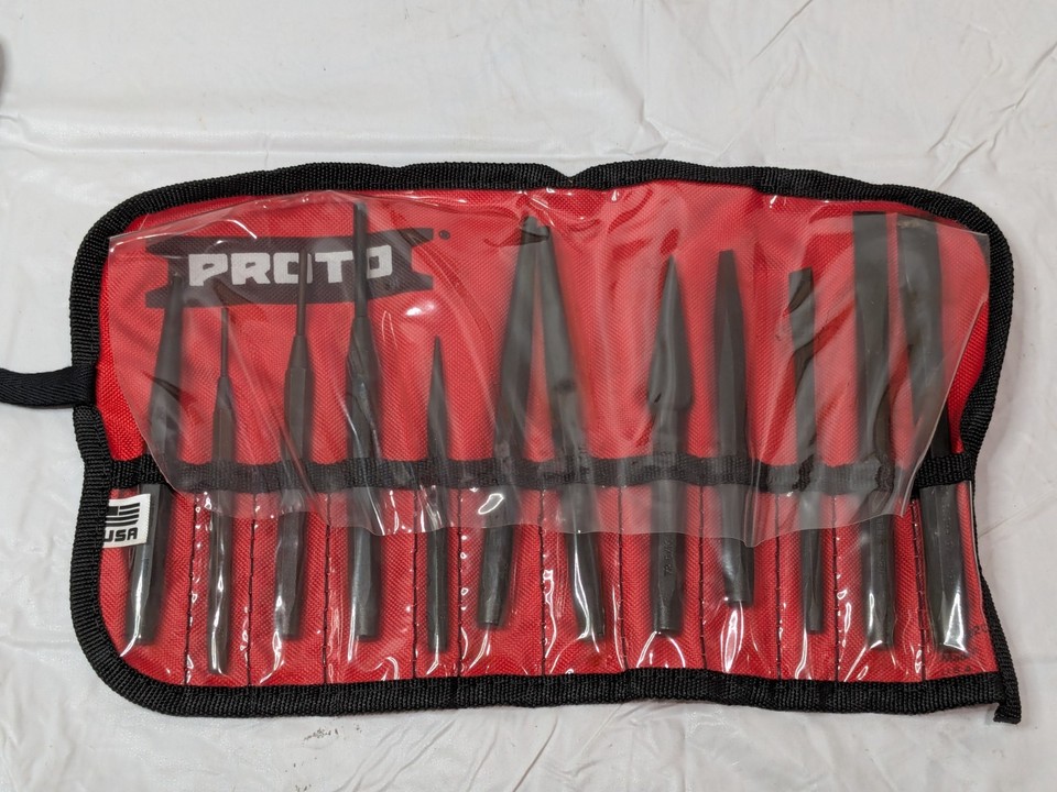 Proto 12 Piece Punch Chisel Set W/ Pouch J2 | eBay