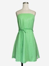 ASOS Design NWT Lime green sequin strapless mini dress beachy party Ibiza 12