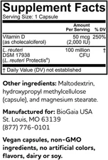 Protectis Immune Active Probiotic | Probiotic + Vitamin D | Supports Immune, ...