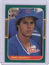 1987 Donruss The Rookies - Greg Maddux #52 (RC)