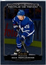 Nick Abruzzese 2022-23 O-Pee-Chee Platinum Toronto Maple Leafs Rookie #229