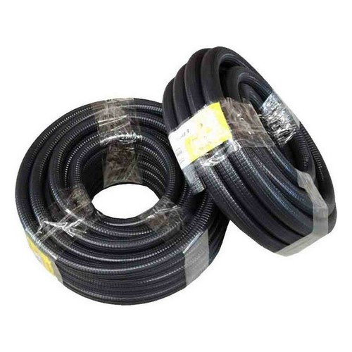Tubo a spirale per laghetto da 25 m, 38 mm (1 1/2) - Nero da giardino