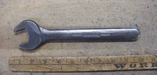 Vintage Williams BW-6 Single Open End Machinist Wrench,!" X 9-1/2",VGC