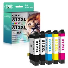 812XL T812XL Ink Cartridges For Epson WorkForce WF-7840 WF-7820 WF-7310 EC-C7000