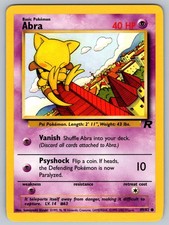 Abra 49/82 Team Rocket Unlimited NM