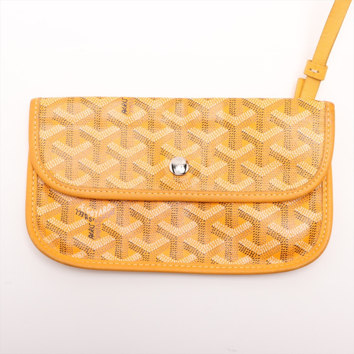 Rare ◇ GOYARD Saint Louis PM Tote Bag, Herringbone Yellow Print, Men's, Women's image 10