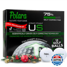Polara Golf Self-Correcting Balls - Soft Feel, Anti-Slice Hook Correction